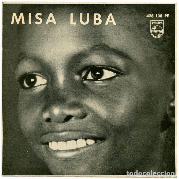 Disques de vinyle: Joachim Ngoi Y Los Trovadores Del Rey Balduino &ndash; Misa Luba (Vinyl, Philips 428 138 PE)