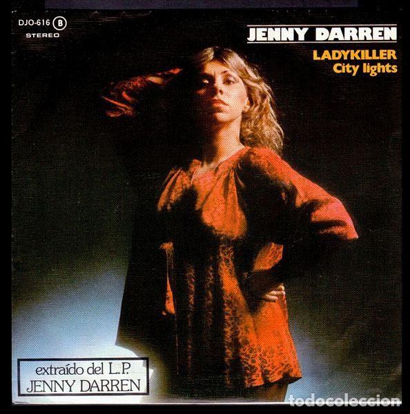 Disques de vinyle: Jenny Darren &ndash; Ladykiller/City Lights (Vinyl, DJM Records DJO-616)