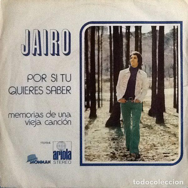 Discos de vinilo: Jairo &ndash; Por Si Tu Quieres Saber (Vinyl, Showman 11.519-A)