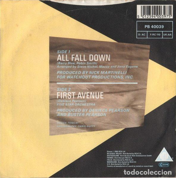 Discos de vinilo: Five Star &ndash; All Fall Down (Vinyl, Tent PB 40039) - Foto 2