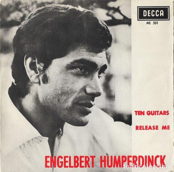 Vinyl-Schallplatten: Engelbert Humperdinck &ndash; Ten Guitars / Release Me (Vinyl, Decca ME 301)