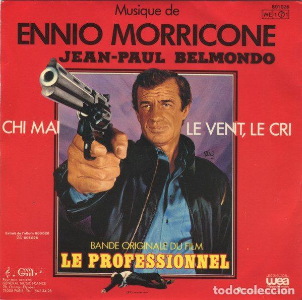 Discos de vinil: Ennio Morricone &ndash; Chi Mai / Le Vent, Le Cri (Vinyl, G&eacute;n&eacute;ral Music France 801 026)