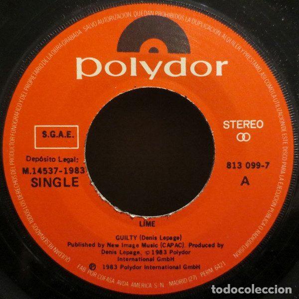 Discos de vinilo: Lime &ndash; Guilty = Culpable (Vinyl, Polydor 813 099-7) - Foto 3