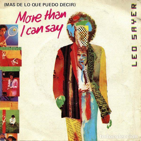 Disques de vinyle: Leo Sayer &ndash; More Than I Can Say = Mas De Lo Que Puedo Decir (Vinyl, Chrysalis CHS 2442)