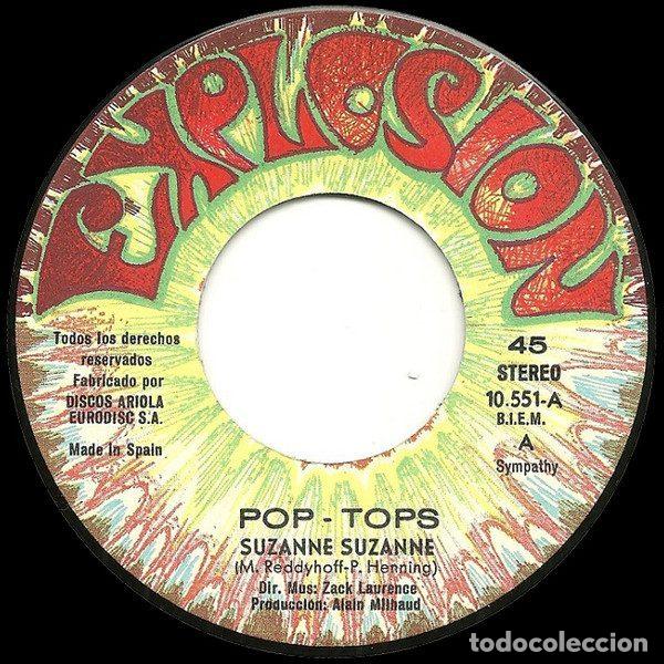 Discos de vinilo: Pop-Tops &ndash; Suzanne Suzanne (Vinyl, Explosi&oacute;n 10.551 A) - Foto 2