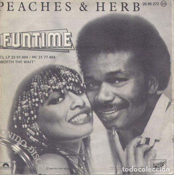Discos de vinilo: Peaches & Herb &ndash; Funtime (Vinyl, Polydor 20 95 272) - Foto 2