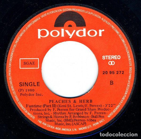 Discos de vinilo: Peaches & Herb &ndash; Funtime (Vinyl, Polydor 20 95 272) - Foto 4