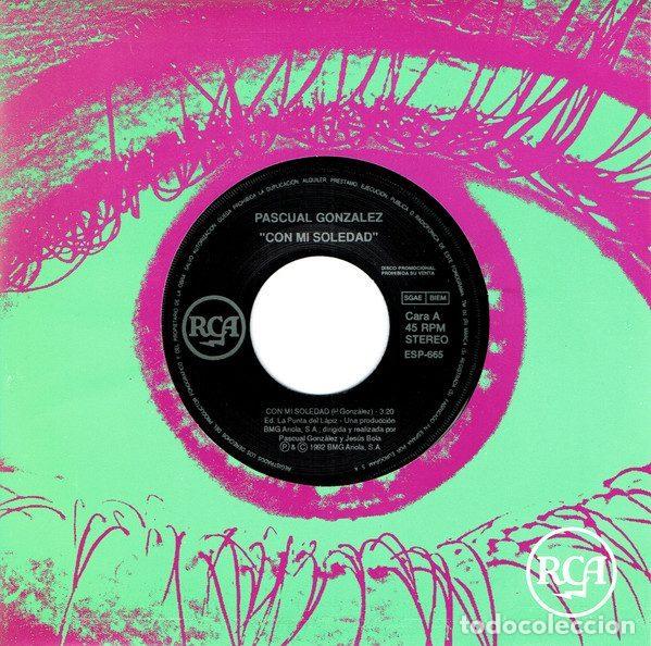 Discos de vinilo: Pascual Gonzalez &ndash; Con Mi Soledad (Vinyl, RCA ESP-665)