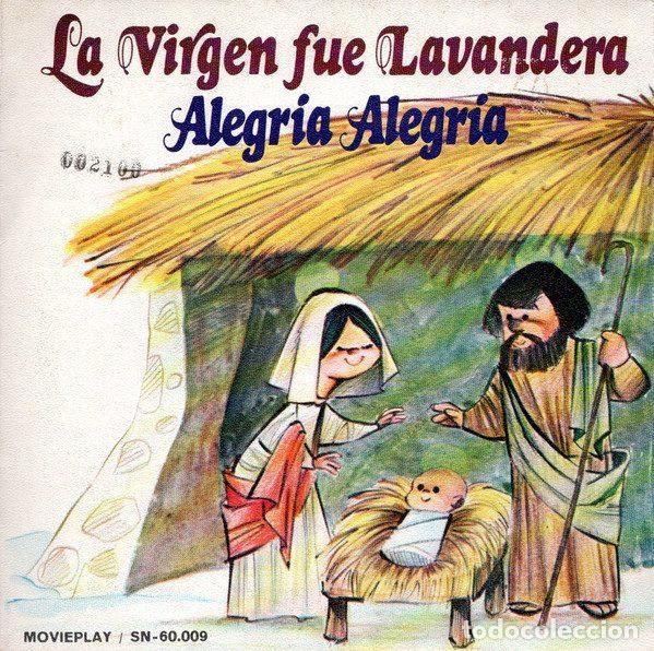 Dischi in vinile: Orfe&oacute;n Infantil De Espa&ntilde;a &ndash; La Virgen Fue Lavandera (Vinyl, Movieplay SN - 60.009)