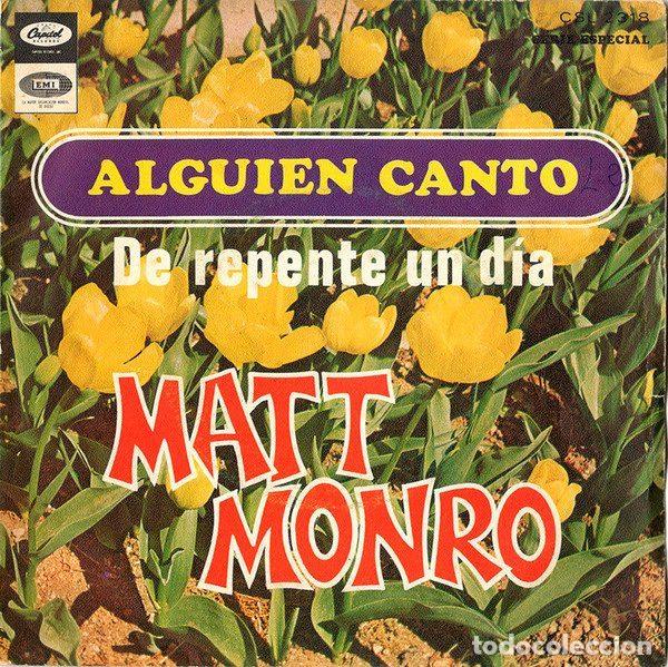 Vinyl-Schallplatten: Matt Monro &ndash; Alguien Canto (Vinyl, Capitol Records CSL 2318)