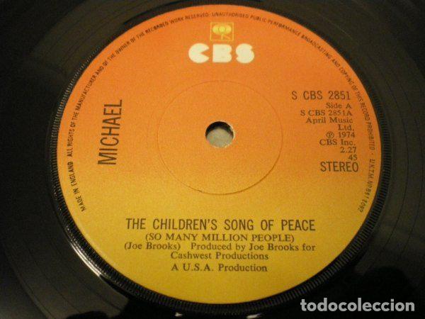 Discos de vinil: Michael &ndash; The Children's Song Of Peace (So Many Million People) (Vinyl, CBS S CBS 2851)