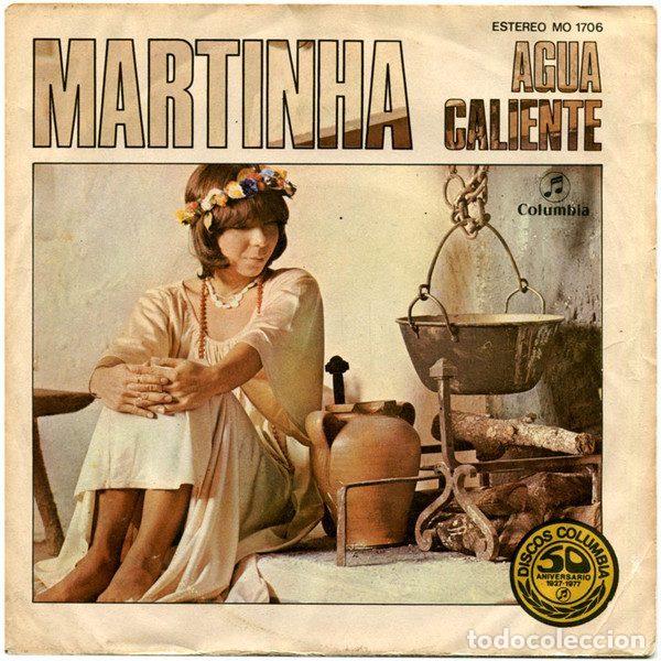 Disques de vinyle: Martinha &ndash; Agua Caliente / A La Orilla Del Mar (Vinyl, Columbia MO 1706)