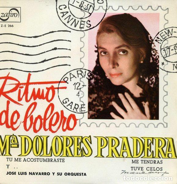 Disques de vinyle: Maria Dolores Pradera &ndash; Ritmo De Bolero (Vinyl, Zafiro Z-E 266-A)