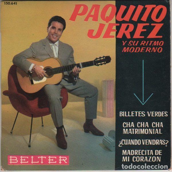Discos de vinilo: Paquito Jerez y Su Ritmo Moderno &ndash; Cha Cha Cha Matrimonial (Vinyl, Belter 150.641)
