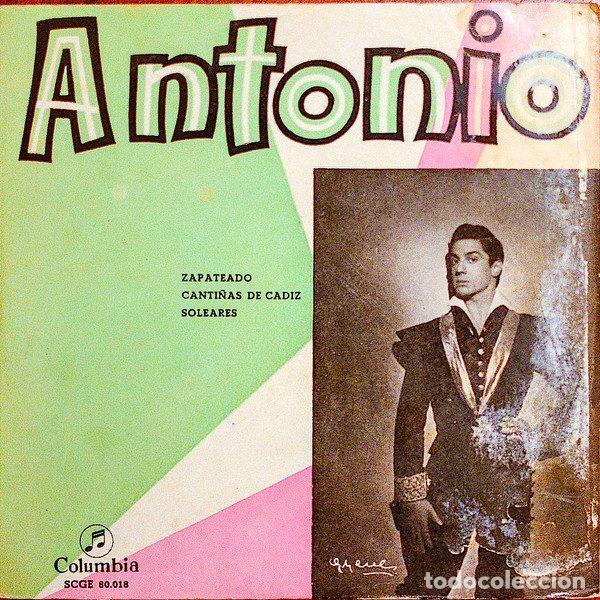 Disques de vinyle: Antonio &ndash; Zapateado / Canti&ntilde;as De Cadiz / Soleares (Vinyl, Columbia SCGE 80.018)