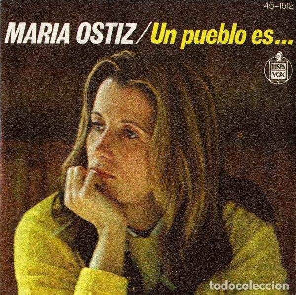 Dischi in vinile: Maria Ostiz &ndash; Un Pueblo Es... (Vinyl, Hispavox 45-1512)