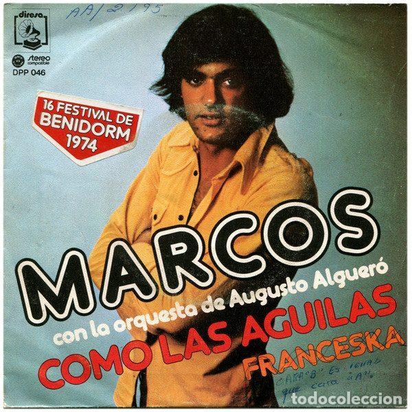 Dischi in vinile: Marcos Con La Orquesta De Augusto Alguer&oacute; &ndash; Como Las Aguilas (Vinyl, Diresa DPP 046)