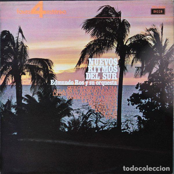Dischi in vinile: Edmundo Ros Y Su Orquesta &ndash; Nuevos Ritmos Del Sur (Vinyl, Decca PFS 4054)