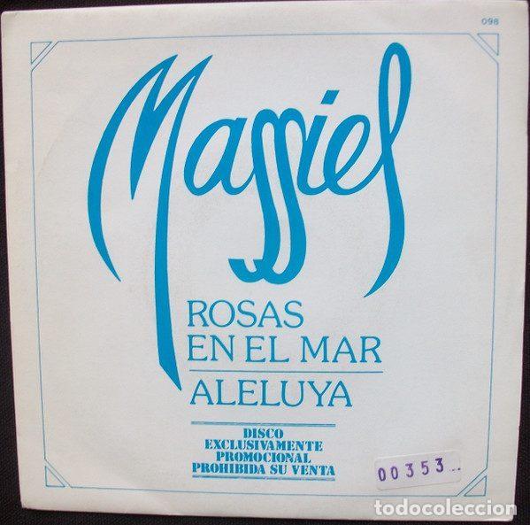 Discos de vinilo: Massiel &ndash; Rosas En El Mar / Aleluya (Vinyl, Hispavox 098)