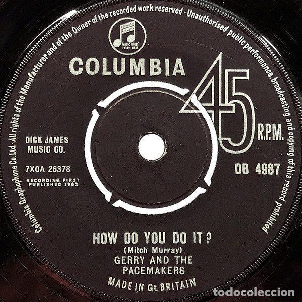 Disques de vinyle: Gerry And The Pacemakers &ndash; How Do You Do It? (Vinyl, Columbia DB 4987)