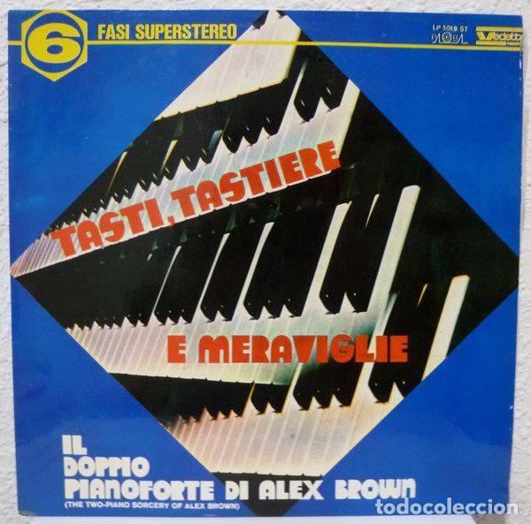 Dischi in vinile: Alex Brown &ndash; El Embrujo Del Piano Doble De Alex Brown (Vinyl, Vedette Records LP. 5018)