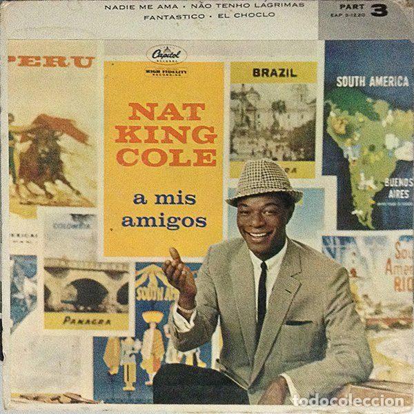 Discos de vinil: Nat King Cole &ndash; A Mis Amigos (Part 3) (Vinyl, Capitol Records EAP 3-1220)