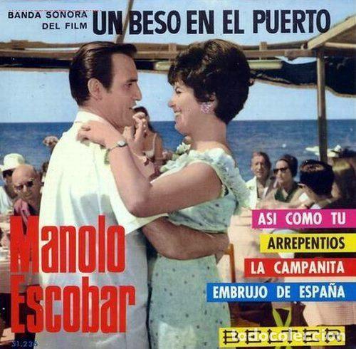 Discos de vinil: Manolo Escobar &ndash; Un Beso En El Puerto (Vinyl, Belter 51.236)