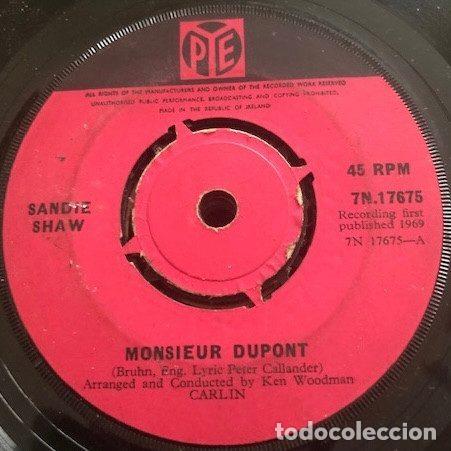 Disques de vinyle: Sandie Shaw &ndash; Monsieur Dupont (Vinyl, Pye Records 7N.17675)