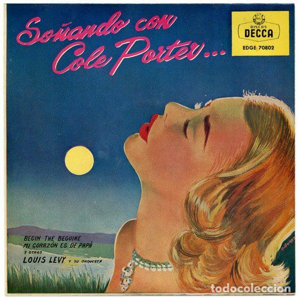 Discos de vinil: Louis Levy Y Su Orquesta &ndash; So&ntilde;ando Con Cole Porter... (Vinyl, Decca EDGE 70802)