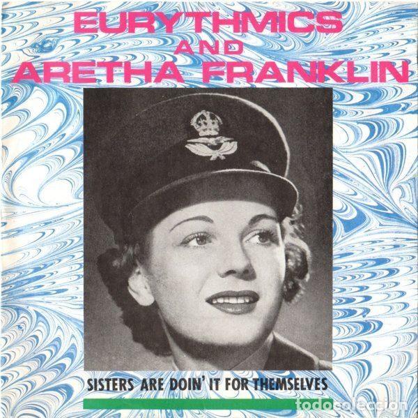 Discos de vinil: Eurythmics And Aretha Franklin &ndash; Sisters Are Doin' It For Themselves (Vinyl, RCA PB 40339)