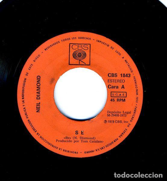 Discos de vinilo: Neil Diamond &ndash; Be (Vinyl, CBS CBS 1843) - Foto 3
