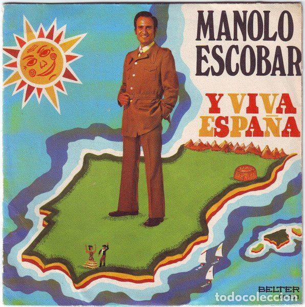 Disques de vinyle: Manolo Escobar &ndash; Y Viva Espa&ntilde;a (Vinyl, Belter 08.253)