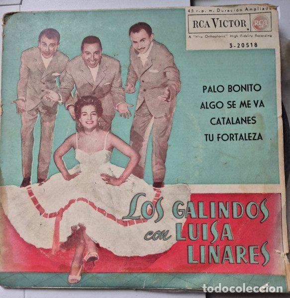 Dischi in vinile: Luisa Linares Con Los Galindos &ndash; Palo Bonito (Vinyl, RCA Victor 3-20518)