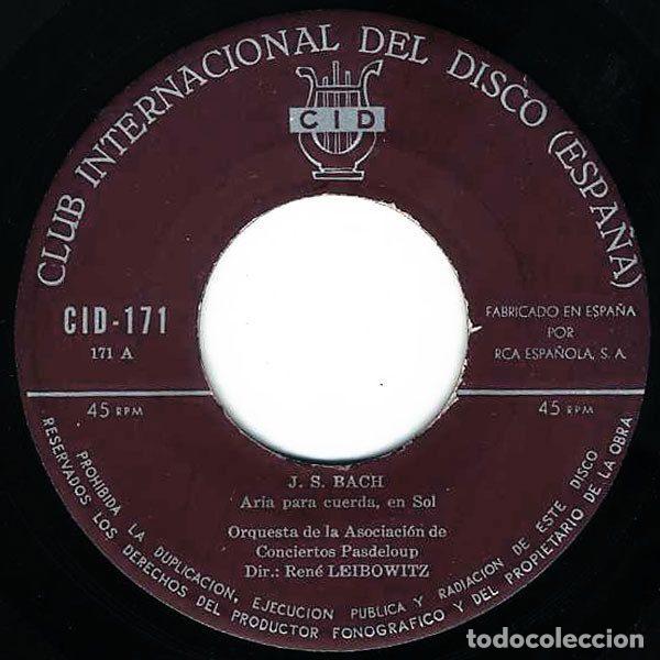 Vinyl-Schallplatten: Luigi Boccherini / J. S. Bach &ndash; Minuetto / Aria (Vinyl, CID CID 171)