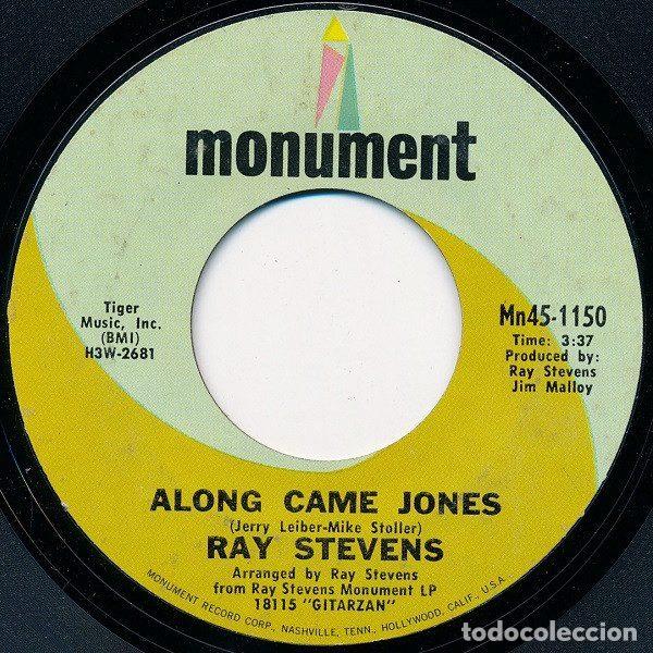 Vinyl records: Ray Stevens &ndash; Along Came Jones / Yakety Yak (Vinyl, Monument Mn45-1150)