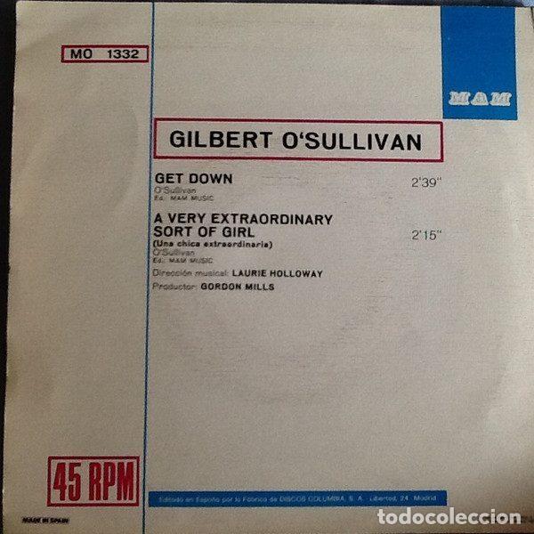 Discos de vinilo: Gilbert OSullivan &ndash; Get Down (Vinyl, MAM MO 1332) - Foto 2