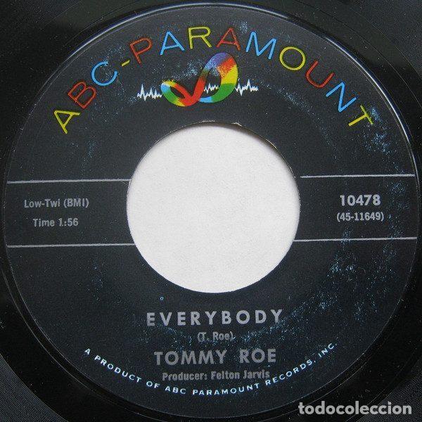 Vinyl records: Tommy Roe &ndash; Everybody / Sorry I'm Late, Lisa (Vinyl, ABC-Paramount 10478)