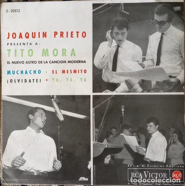 Discos de vinilo: Tito Mora &ndash; Joaquin Prieto Presenta A Tito Mora - Muchacho (Vinyl, RCA Victor 3-20512)
