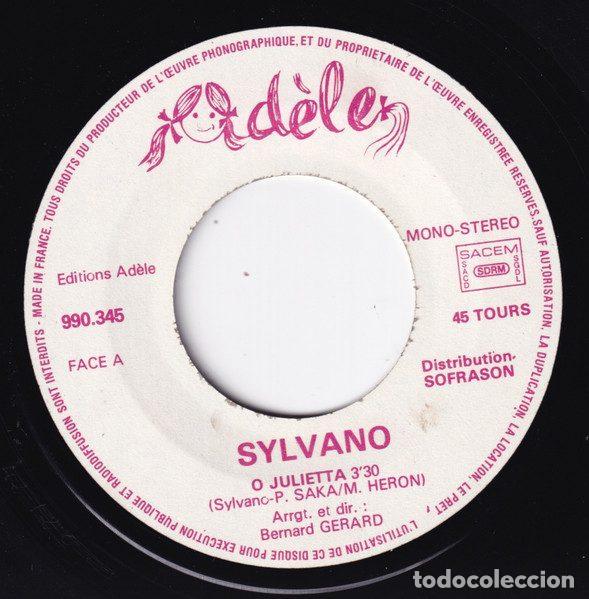 Discos de vinilo: Sylvano &ndash; &Ocirc; Julietta (Vinyl, Ad&egrave;le 990.345) - Foto 3