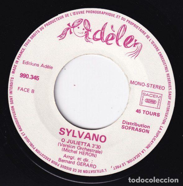Discos de vinilo: Sylvano &ndash; &Ocirc; Julietta (Vinyl, Ad&egrave;le 990.345) - Foto 4