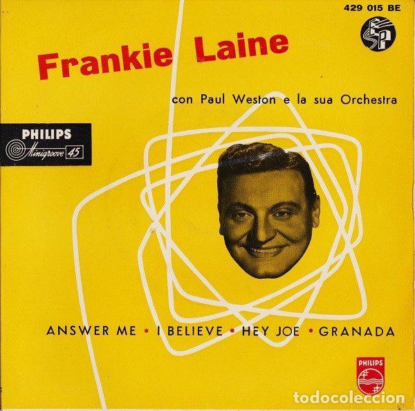 Vinyl-Schallplatten: Frankie Laine Con Paul Weston And His Orchestra &ndash; Answer Me (Vinyl, Philips 429 015 BE)