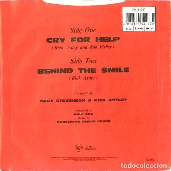 Discos de vinilo: Rick Astley &ndash; Cry For Help (Vinyl, RCA PB 44247) - Foto 2