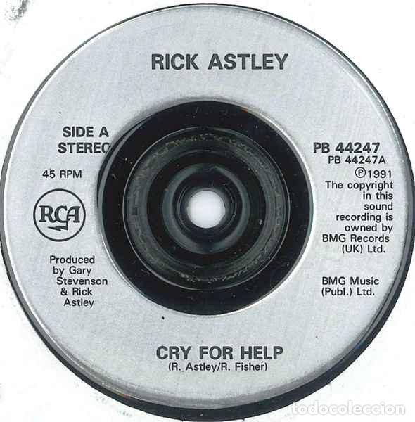Discos de vinilo: Rick Astley &ndash; Cry For Help (Vinyl, RCA PB 44247) - Foto 3