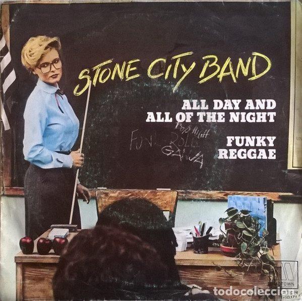 Vinyl-Schallplatten: Stone City Band &ndash; All Day And All Of The Night / Funky Reggae (Vinyl, Motown 1-10.171)