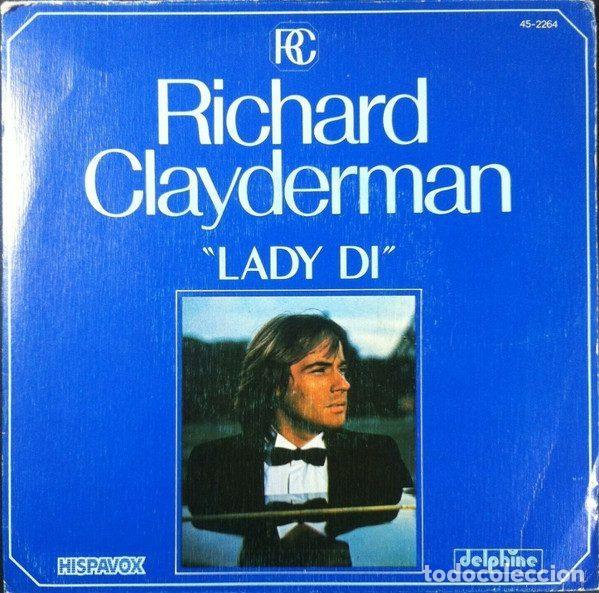 Discos de vinil: Richard Clayderman &ndash; Lady Di (Vinyl, Delphine 45-2264)