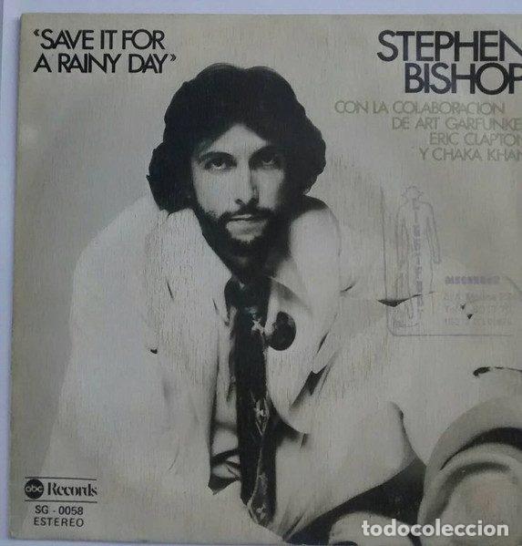 Dischi in vinile: Stephen Bishop &ndash; Save It For a Rainy Day (Vinyl, ABC Records SG-0058)