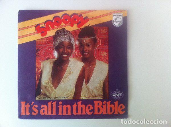 Disques de vinyle: Snoopy &ndash; It's All In The Bible (Vinyl, Philips 61 98 315)