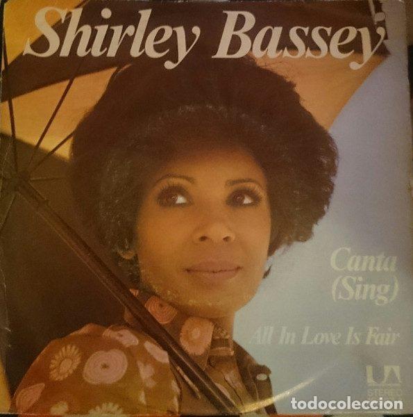 Vinyl records: Shirley Bassey &ndash; Canta = Sing (Vinyl, United Artists Records 16567 A)