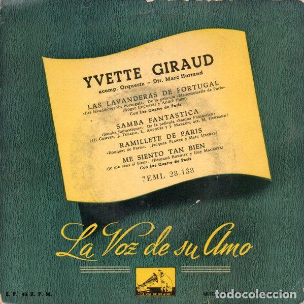 Vinyl-Schallplatten: Yvette Giraud &ndash; Las Lavanderas de Portugal = Les Lavandi&egrave;res Du Portugal (Vinyl, La Voz De Su...