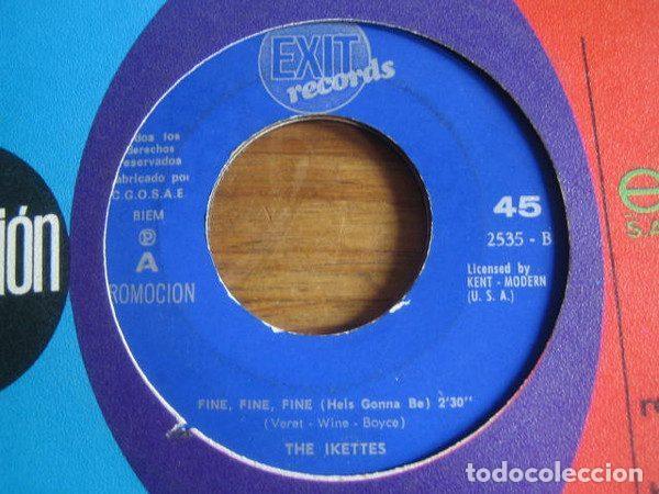 Discos de vinilo: The Ikettes &ndash; Fine Fine Fine / How Come (Vinyl, Exit Records 2.535-B)